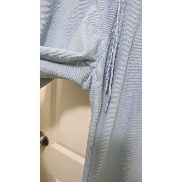 NWT Marc New York Women's Water Blue Jogger Pants M Polyester Cotton Blend Draws - Picture 4 of 6